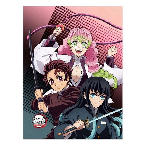 Demon Slayer: Kimetsu no Yaiba Literie Tanjiro, Mitsuri, Muichiro 120 x 160 cm