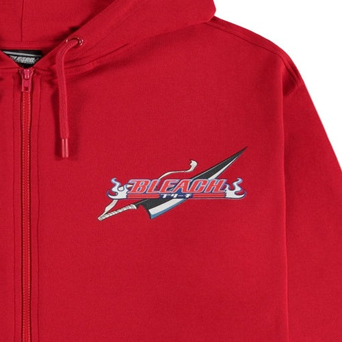Bleach Kapuzenjacke mit Reißverschluß Red Größe S