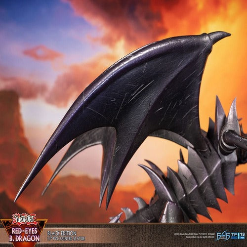 Yu-Gi-Oh! statuette PVC Red-Eyes B. Dragon Black Colour 33 cm