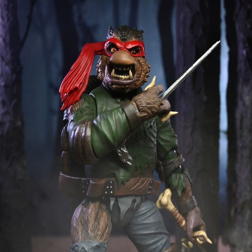 Universal Monsters x Teenage Mutant Ninja Turtles figurine Ultimate Raphael as The Wolfman 18 cm