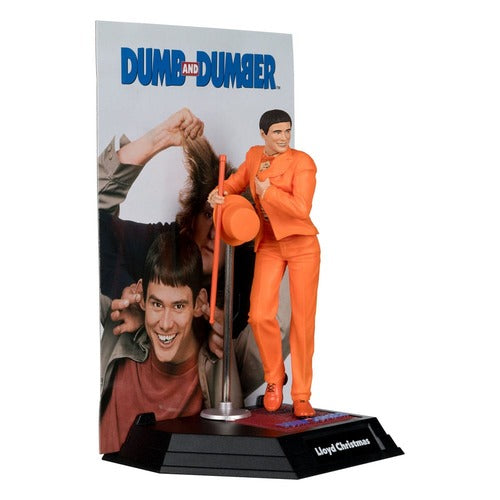 Dumb and Dumber statuette PVC Movie Maniacs Lloyd Christmas (Gold Label) 15 cm