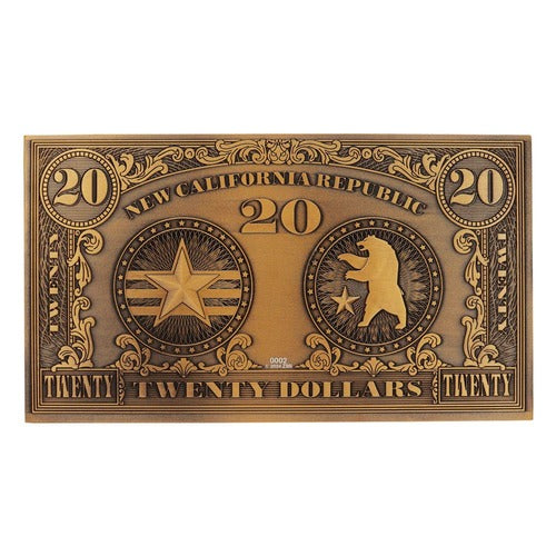 Fallout New Vegas réplique NCR $20 Bill Limited Edition
