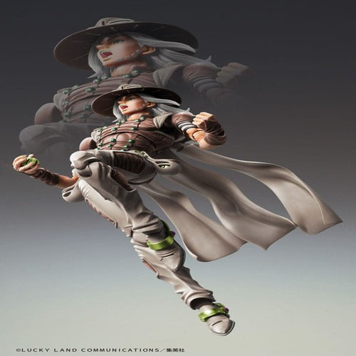 JoJo's Bizarre Adventure Part7 Steel Ball Run figurine Super Action Chozokado Gyro Zeppeli Third 16 cm