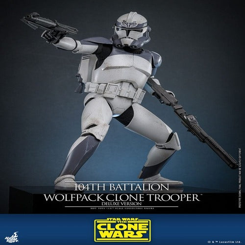 Star Wars The Clone Wars figurine 1/6 104th Battalion Wolfpack Clone Trooper Deluxe Version 30 cm