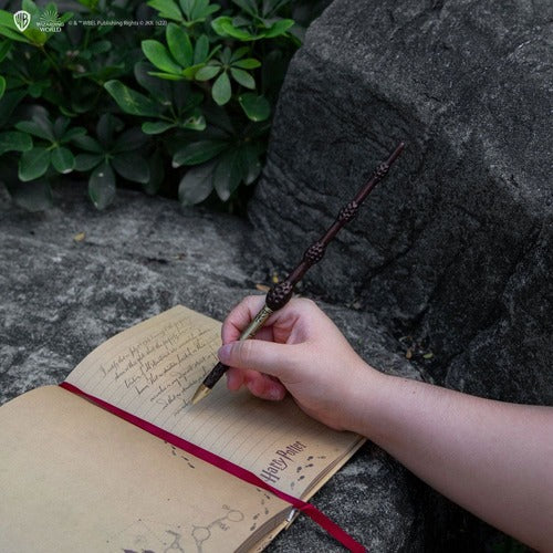 Harry Potter présentoir sets stylo à bille et porte plume baguette magique de Albus Dumbledore (9)