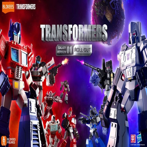 Transformers Blokees Plastic Model Kit Galaxy Version 01 Roll Out Sortiment (9)