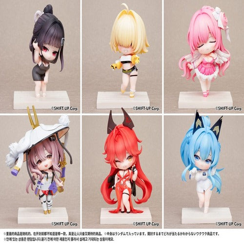 Goddess of Victory: Nikke pack 6 figurines SAC Series Chibi Vol. 2 10 cm