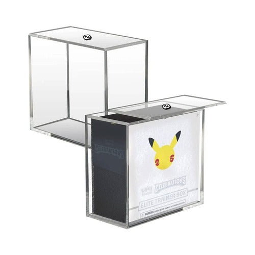 Evoretro présentoir vitrine acrylique pour Booster Boxes / Elite Trainer Boxes Ver. 2 with Sliding Lid