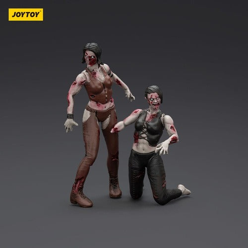 Zombie pack 2 figurines Dark Source Female wrestlers 8 cm