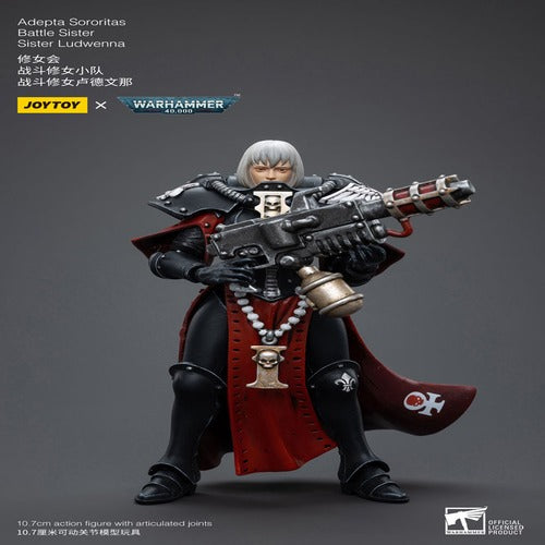 Warhammer 40k figurine 1/18 Adepta Sororitas Battle Sister Sister Ludwenna 10 cm