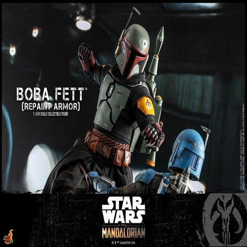 Star Wars: The Mandalorian figurine 1/6 Boba Fett Repaint Armor Special Edition 30 cm