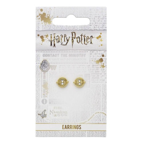 Harry Potter boucles d'oreille Time Turner (plaquées or)