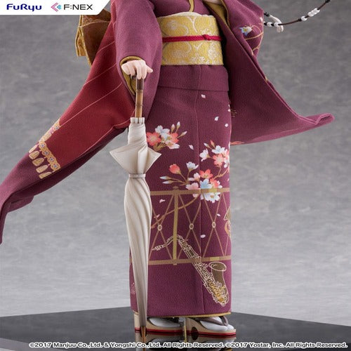 Azur Lane F:Nex statuette PVC 1/4 Mikasa blue flower komachi Ver. Japanese Doll 43 cm