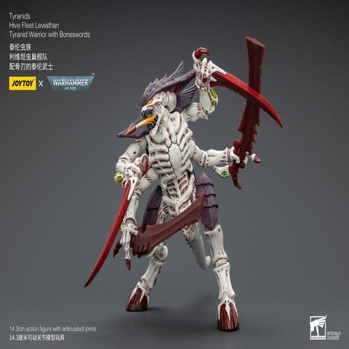 Warhammer 40k figurine 1/18 Tyranids Hive Fleet Leviathan Tyranid Warrior with Boneswords 12 cm