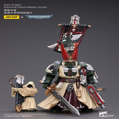 Warhammer 40k figurine 1/18 Dark Angels Supreme Grand Master Azrael 13 cm
