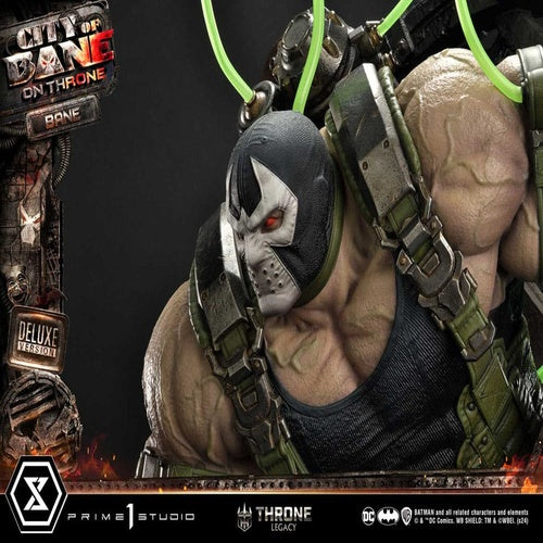 DC Comics Throne Legacy Collection Statue 1/4 Batman Bane on Throne Deluxe Bonus Version 61 cm