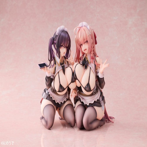 Original Character pack 2 statuettes PVC 1/5 Koho Miya & Otsuhane Fuwari illustration by Ninoude 18 cm