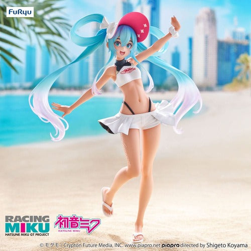 Hatsune Miku GT Project statuette PVC Trio-Try-iT Racing Miku 2024 Summer Holiday Ver. 23 cm