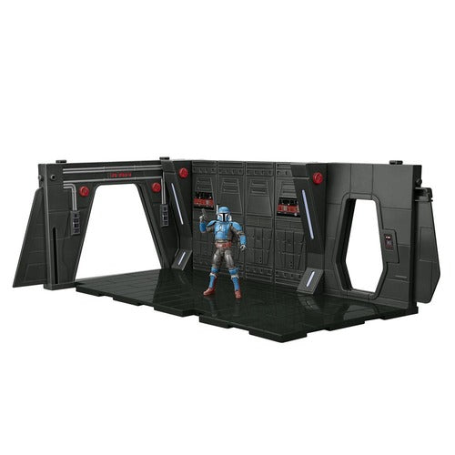 Star Wars: The Mandalorian Vintage Collection Moff Gideon's Imperial Light Cruiser Hallway mit Mandalorian Privateer Actionfigur 10 cm