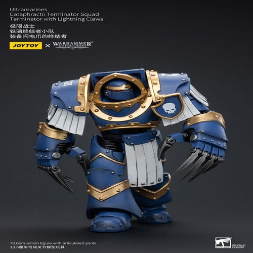 Warhammer The Horus Heresy figurine 1/18 Ultramarines Cataphractii Terminator Squad Terminator with Lightning Claws 14 cm
