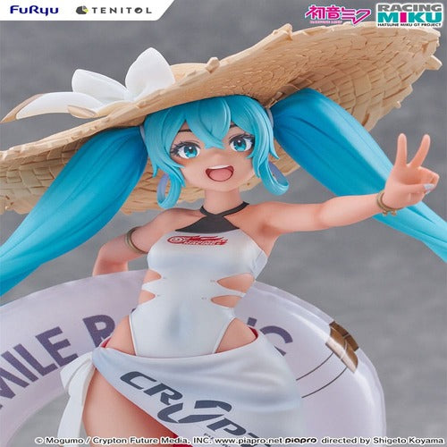 Hatsune Miku GT Project statuette PVC Tenitol 1/7 Racing Miku 2024: Tropical Ver. 21 cm