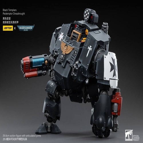 Warhammer 40k Actionfigur 1/18 Black Templars Redemptor Dreadnought 30 cm