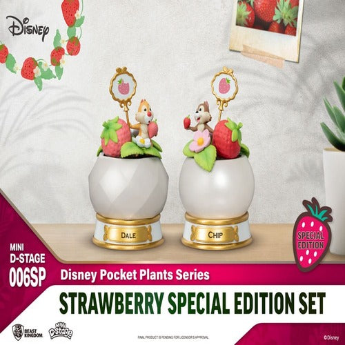 Disney assortiment statuettes Mini Diorama Stage Pocket Plants Series Strawberry Special Edition Set 12 cm