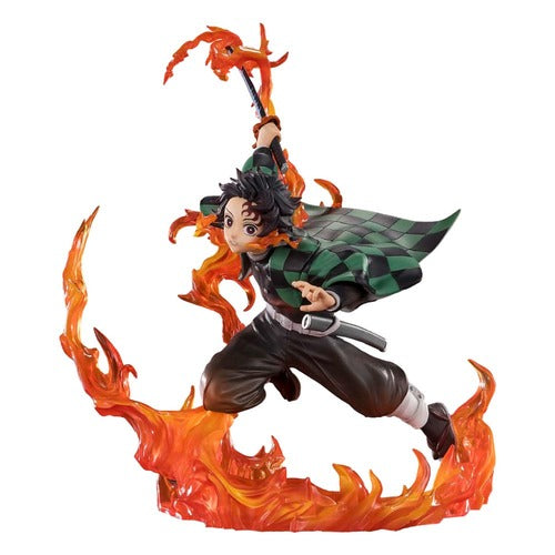 Demon Slayer: Kimetsu no Yaiba statuette PVC FiguartsZERO Kamado Tanjiro (Kyojuro Rengoku's Sword Guard Ver.) 19 cm