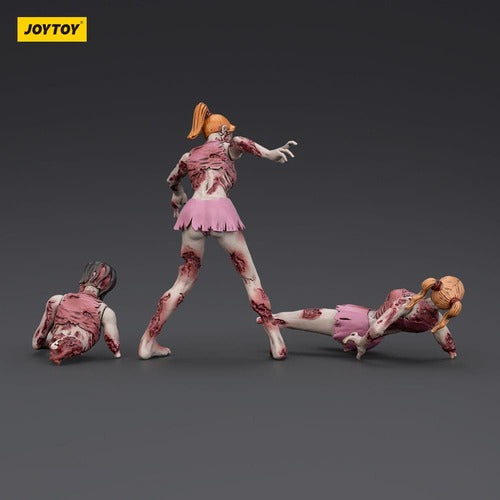 Zombie pack 3 figurines Dark Source Cheer Leaders 8 cm
