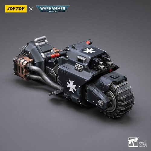 Warhammer 40k véhicule 1/18 Black Templars Outrider Bike 22 cm