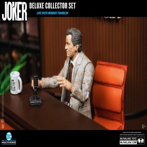Joker DC Multiverse (Joker Movie) figurine Deluxe Colllector The Joker (Live with Murray Franklin) Limited Edition 18 cm
