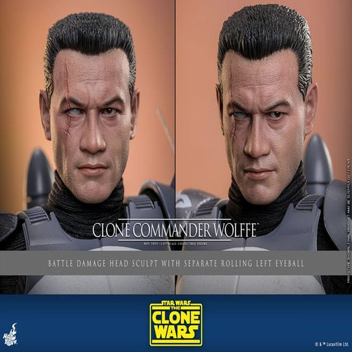 Star Wars: The Clone Wars figurine 1/6 Clone Commander Wolffe 30 cm