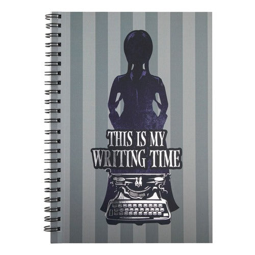 Wednesday Notizbuch This Is My Writing Time Purple