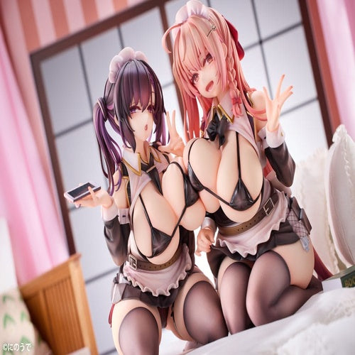 Original Character pack 2 statuettes PVC 1/5 Koho Miya & Otsuhane Fuwari illustration by Ninoude 18 cm