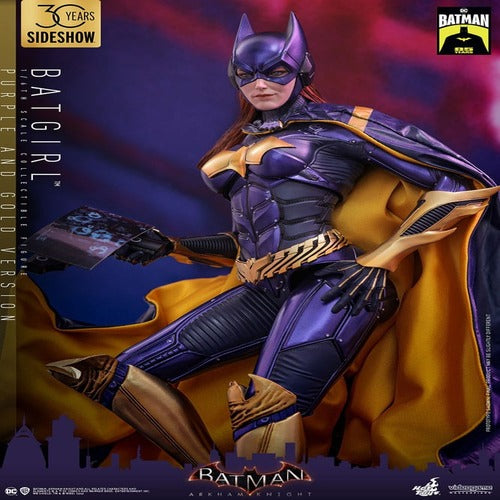 Batman Arkham Knight figurine Videogame Masterpiece 1/6 Batgirl (Purple and Gold Version) Exclusive 30 cm