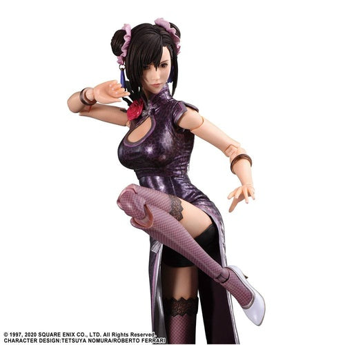 Final Fantasy VII Remake Play Arts Kai figurine Tifa Lockhart Sporty Dress Ver. 25 cm