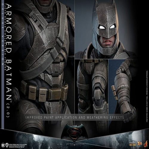 Batman v Superman: Dawn of Justice Movie Masterpiece Actionfigur 1/6 Armored Batman 2.0 (Deluxe Version) 33 cm