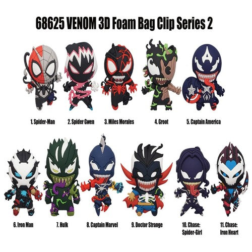 Venom Series 2 présentoir porte-clés sac à dos 3D(24)