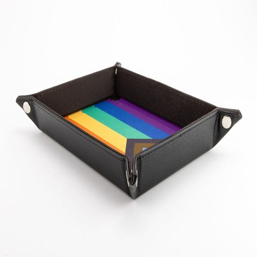 FanRoll Faltbarer Würfelteller Pride Rainbow Flag