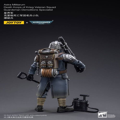Warhammer 40k figurine 1/18 Death Korps of Krieg Veteran Squad Guardsman Demolitions Specialist 10 cm