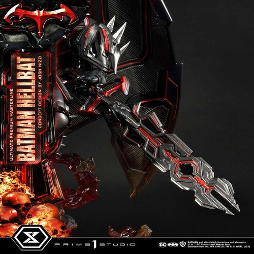Batman Ultimate Premium Masterline Series Statue Hellbat Concept Design by Josh Nizzi Regular Version 76 cm