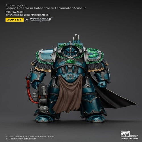 Warhammer The Horus Heresy figurine Alpha Legion Legion Praetor in Cataphractii Terminator Armour 18 cm