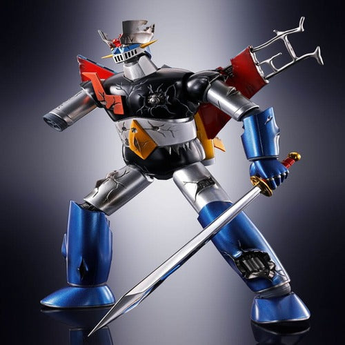 Great Mazinger figurine Diecast Soul of Chogokin GX-105D Great Mazinger Z Kakumei Shinka Damage Ver. 17 cm