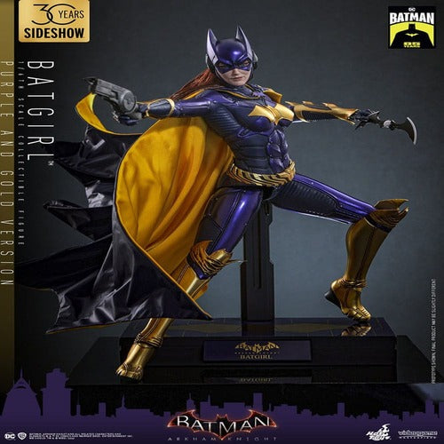 Batman Arkham Knight figurine Videogame Masterpiece 1/6 Batgirl (Purple and Gold Version) Exclusive 30 cm