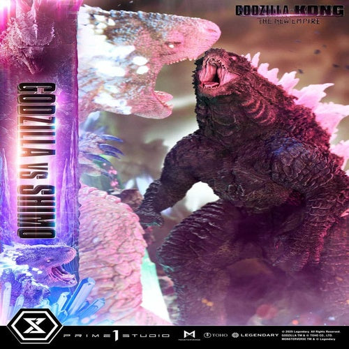 Godzilla x Kong: The New Empire Ultimate Diorama Masterline Series Statue Godzilla vs Shimo 86 cm
