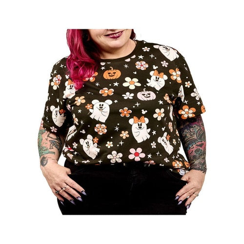 Disney by Loungefly Tee T-Shirt Unisex Mickey and Friends Halloween Größe L