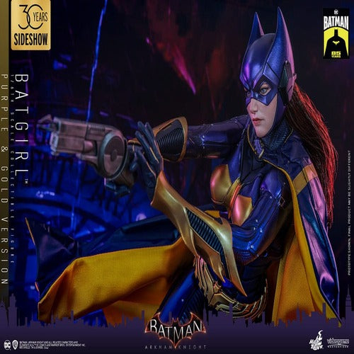Batman Arkham Knight figurine Videogame Masterpiece 1/6 Batgirl (Purple and Gold Version) Exclusive 30 cm
