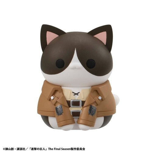 Attack on Titan Mega Cat Project Attack on Tinyan assortiment trading figures Gathering Scout Regiment danyan! 3 cm (8)