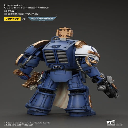 Warhammer 40k figurine 1/18 Ultramarines Captain In Terminator Armour 14 cm