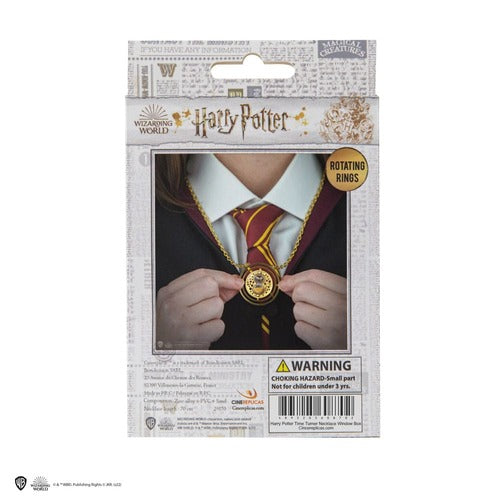 Harry Potter Halskette & Anhänger Zeitumkehrer mit Geschenbox
